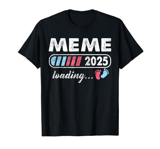 Meme 2025 Loading a Girl or a Boy Baby Announcement T-Shirt