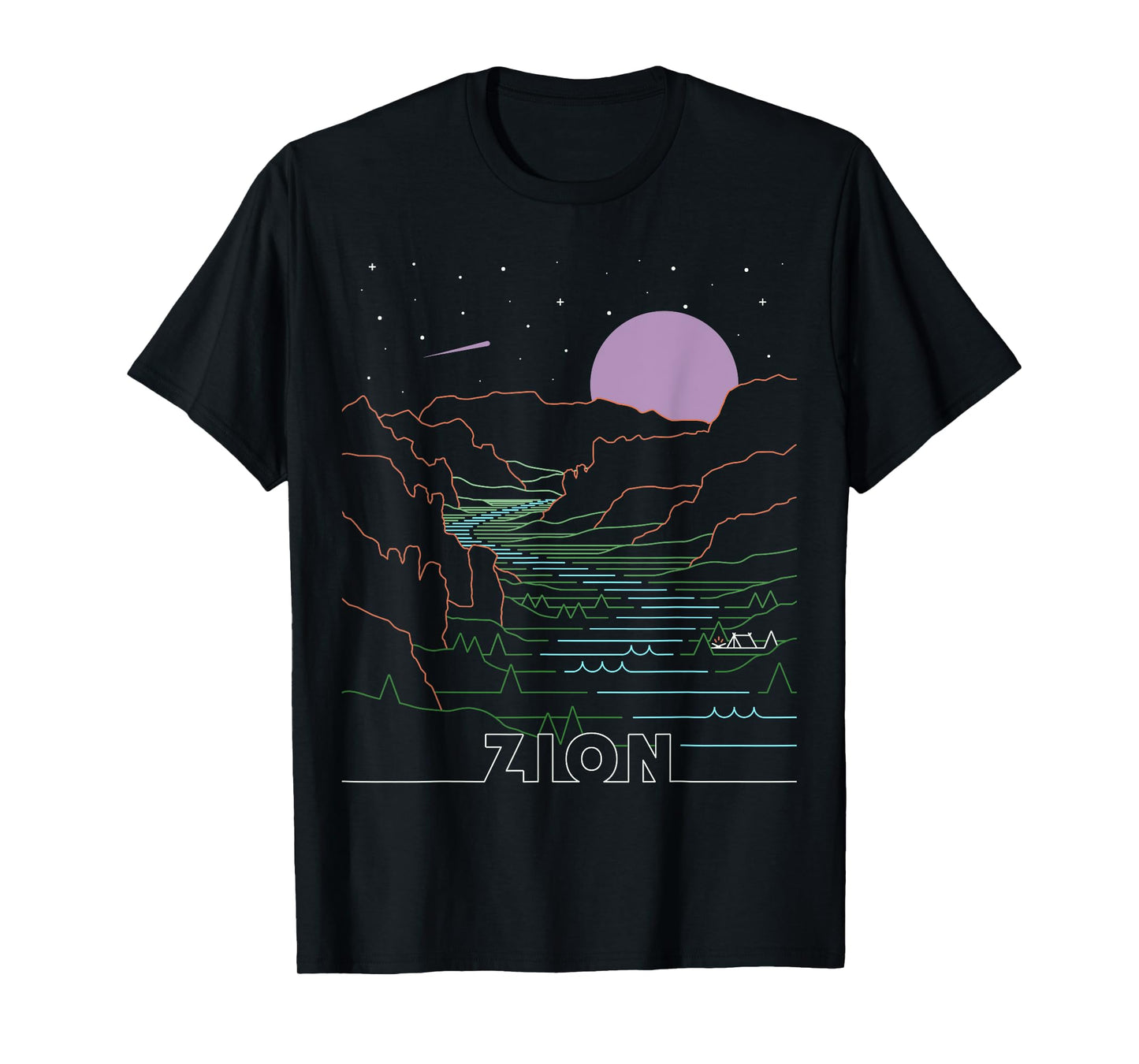 Vintage Zion National Park I Hiked Angels Landing Zion Utah T-Shirt