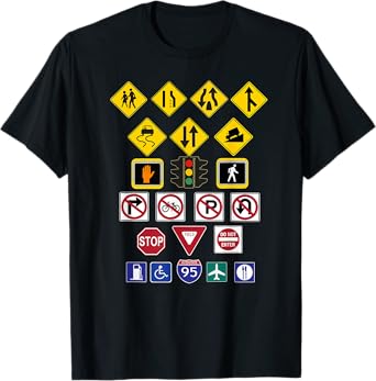 Road Signs, Kids Gift T-Shirt