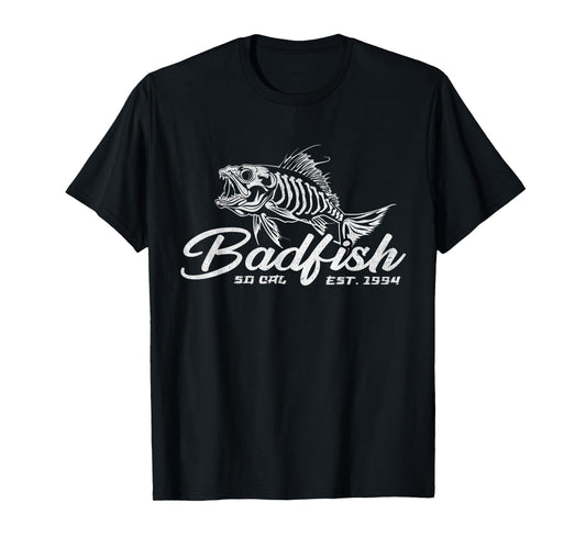 Badfish Classic Arts Funny Animal Musicians Apparel Lovers T-Shirt