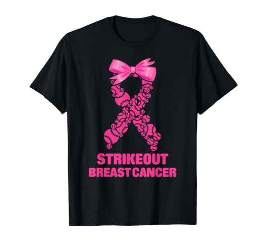 Strike Out Breast Cancer Awareness Softball Fighters T-Shirt