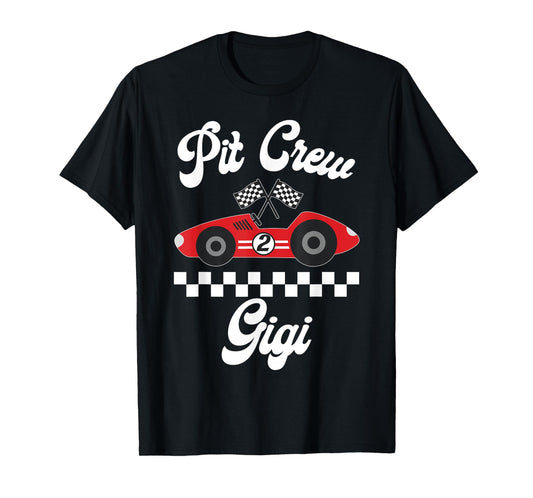 Two Fast Birthday Racing Car Party Gigi Of The Birthday Boy T-Shirt