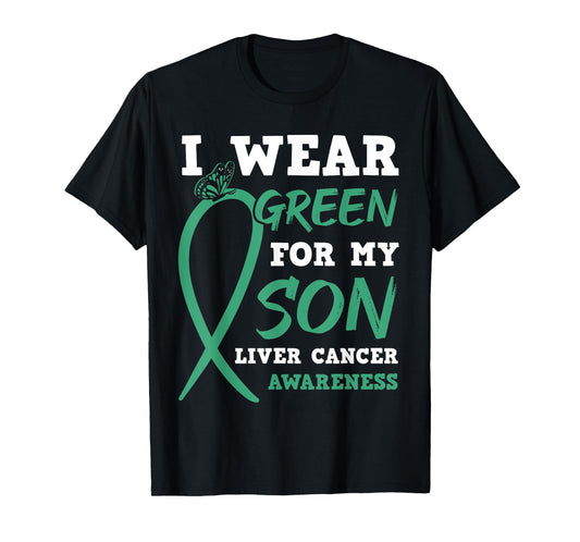 Liver Cancer Awareness Primary Hepatic Mom Dad Parents Gift T-Shirt
