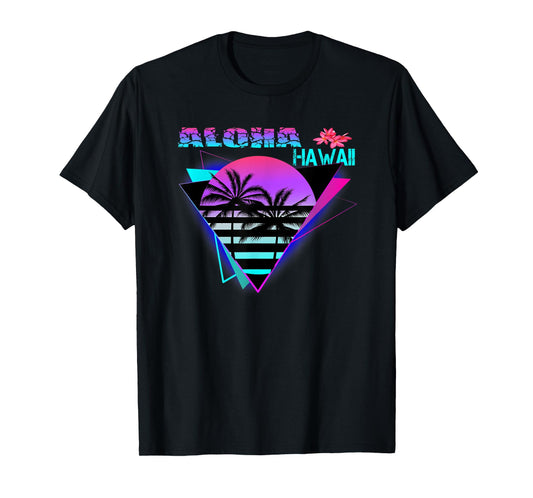 Aloha Hawaii Island Palm Beach T-Shirt for Men Women Kids