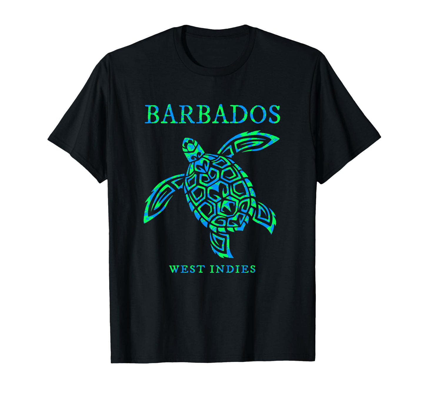 Barbados Sea Turtle Boys Girls Womens Mens Vacation Souvenir T-Shirt