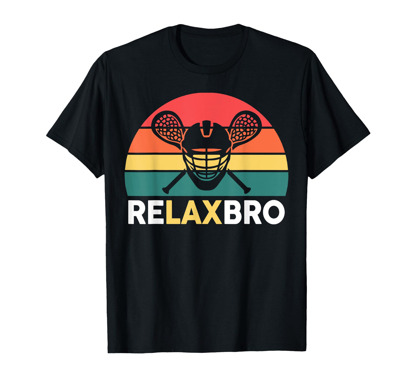 Lacrosse-Shirt Relaxbro Funny Lacrosse Lax Boys Youth Men T-Shirt