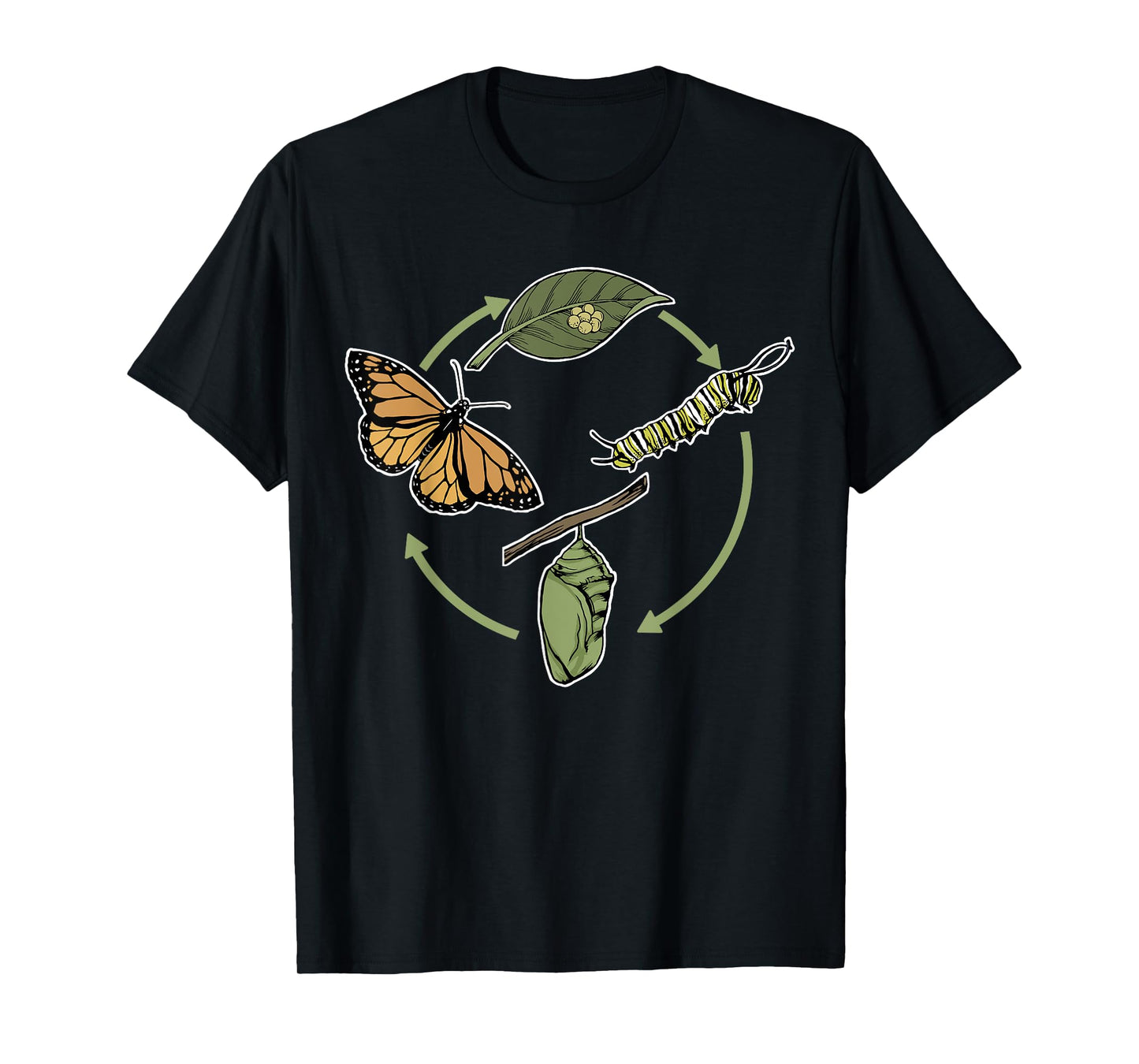 Monarch Butterfly Evolution Cute Butterfly T-Shirt