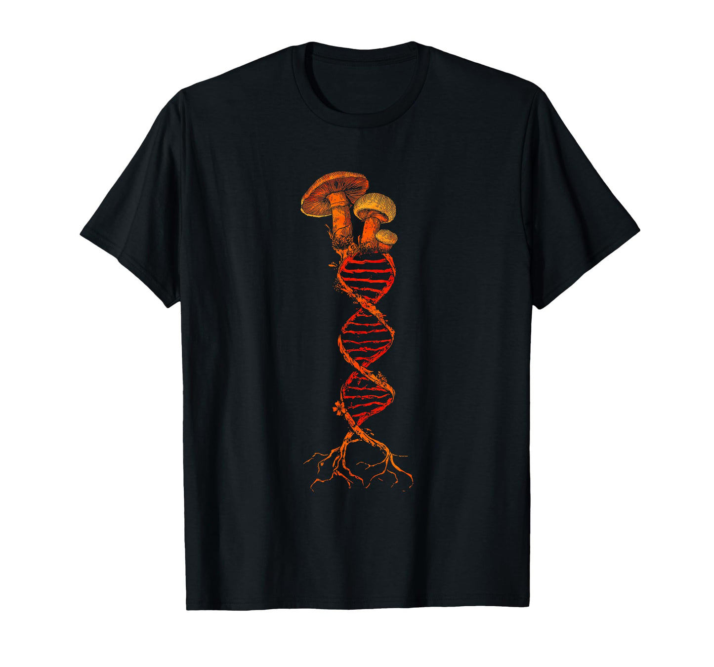 Mushroom DNA Goblincore Aesthetic Mycology Shroom Fungi T-Shirt
