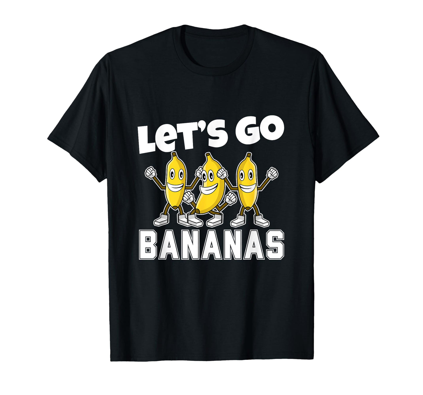 Let's Go Bananas Vintage Retro Costume Funny Bananas T-Shirt
