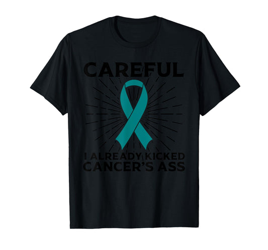 Funny Ovarian Cancer Awareness Gifts For Women Survivors T-Shirt