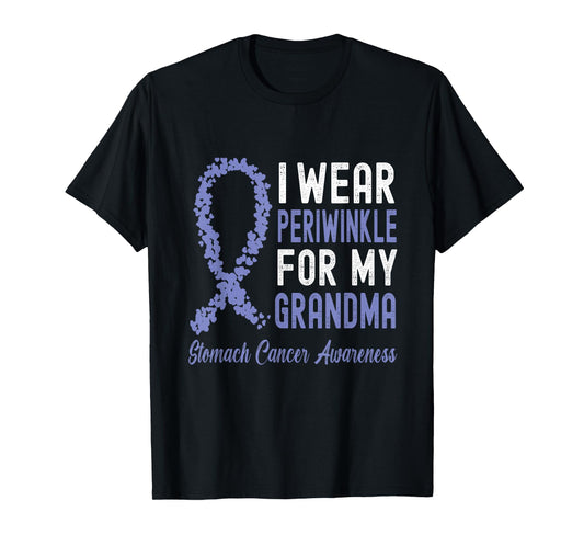 I Wear Periwinkle for My Grandma Stomach Cancer Awareness T-Shirt