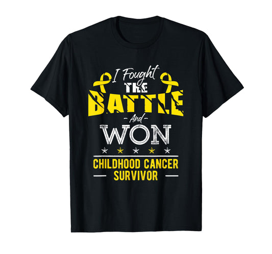 Childhood Cancer Awareness Cancer Survivor Fighter T-Shirt