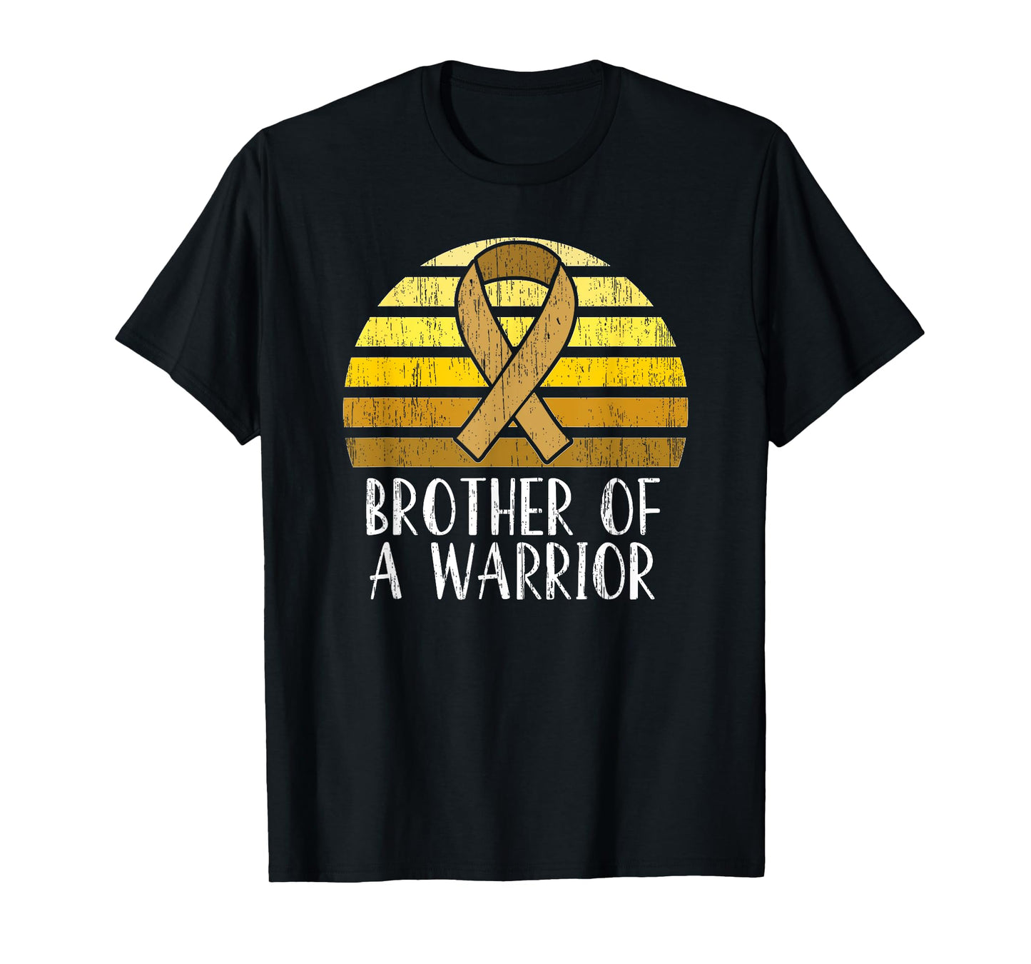Brother Of A Warrior Childhood Cancer Awareness T-Shirt