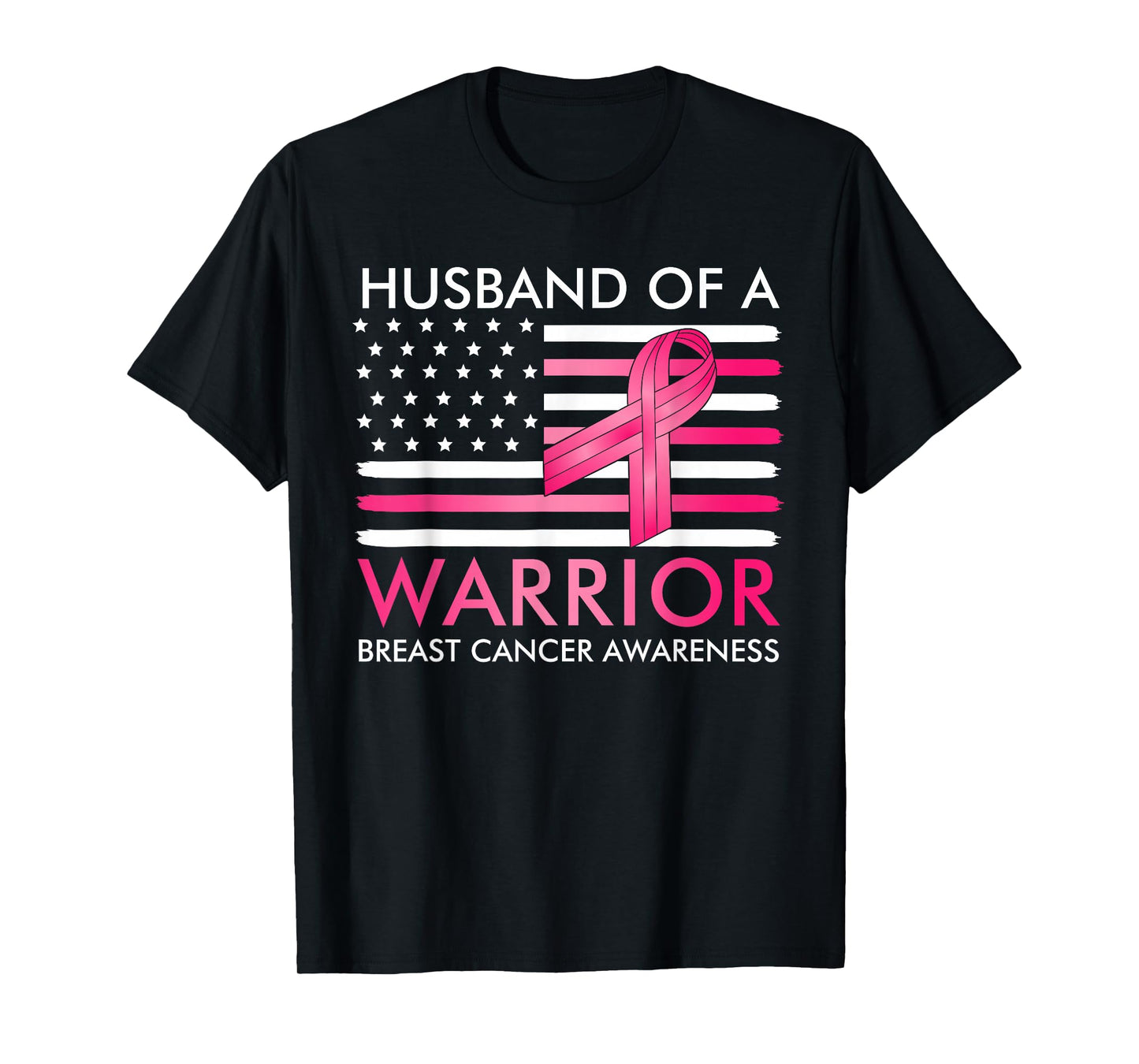 Husband of A Warrior Breast Cancer Awareness Support Squad T-Shirt