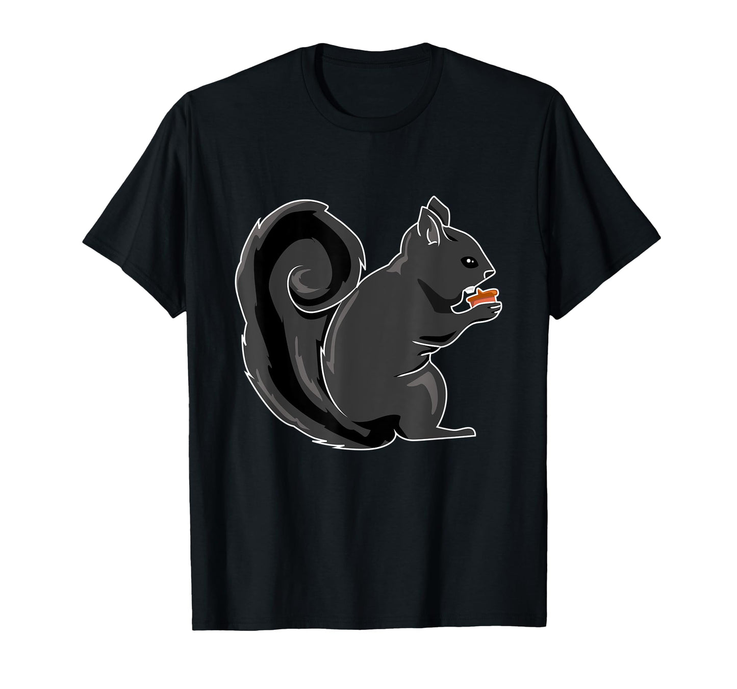 Black Squirrel Animal Nuts T-Shirt