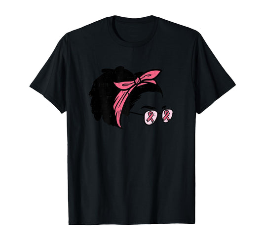 Black Girl Breast Cancer Awareness Survivor African Women T-Shirt
