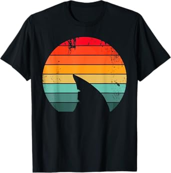 Vintage Ocean Wildlife Funny Shark Lover Marine Biologist T-Shirt