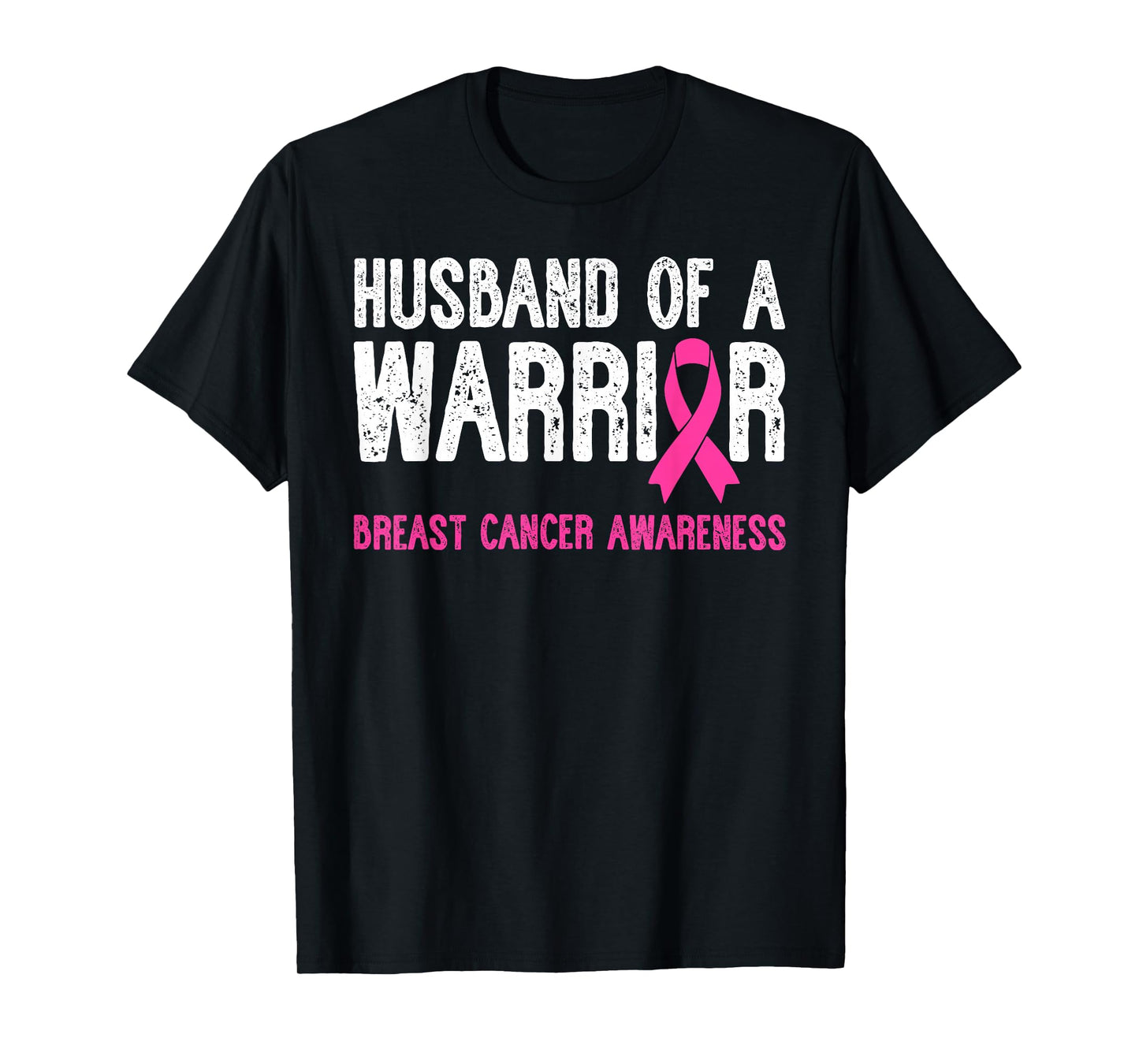 Husband Of A Warrior Breast Cancer Awareness Support Squad T-Shirt