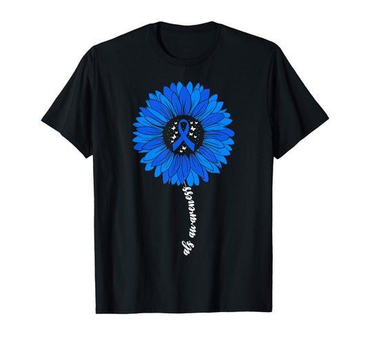 ALS Awareness Month Blue Women Support Ribbon ALS Awareness T-Shirt