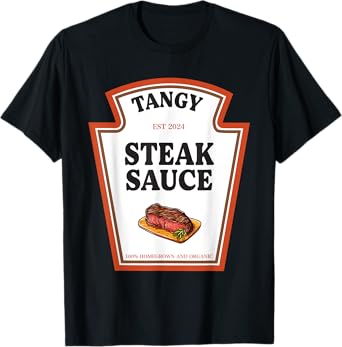 Tangy Steak Sauce Condiment Costume Party Matching T-Shirt