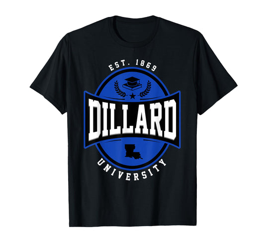 Dillard University Arch Vintage Design Retro Men Women T-Shirt