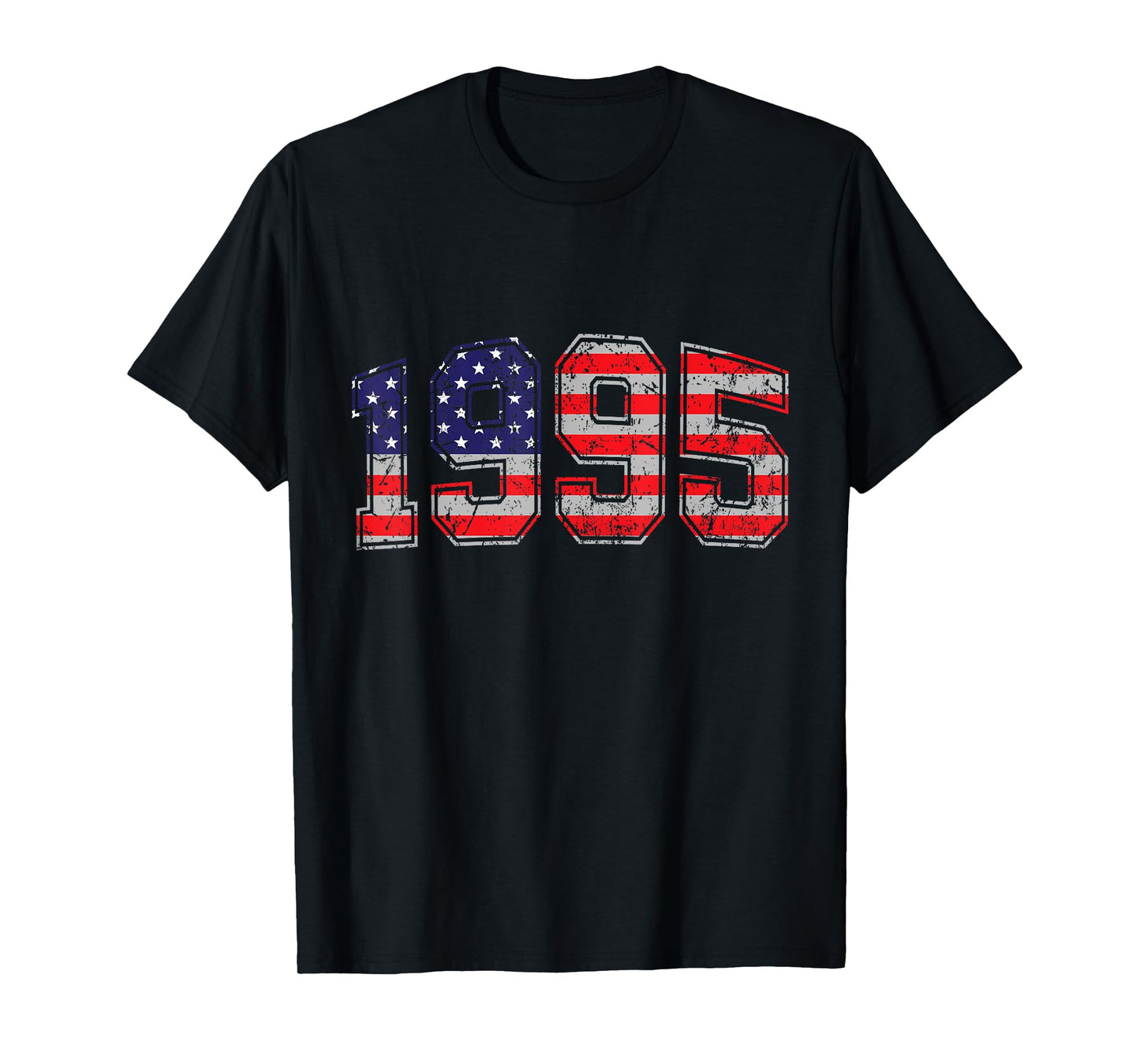 Vintage 1995 29 Years Old American Flag 4th Of July Retro T-Shirt