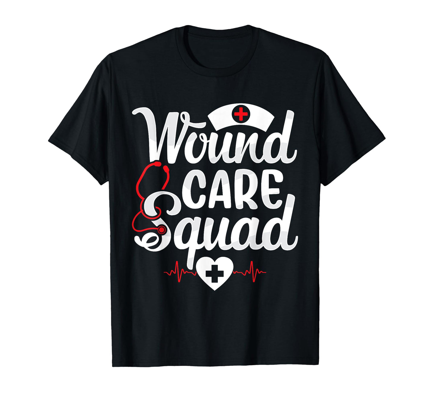 Wound Care Squad Team Funny Wound Care Nurse Nursing RN T-Shirt
