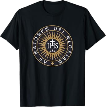 AMDG Ignatius of Loyola Society of Jesus Catholic T-Shirt