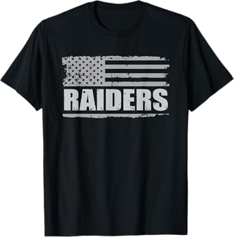Raiders Heart Name Vintage Retro Gift Men Women Boy Girl T-Shirt