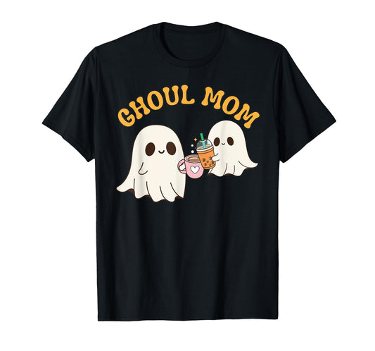 Ghoul Mom Cute Halloween Mother Ghost Mommy Trick Treating T-Shirt