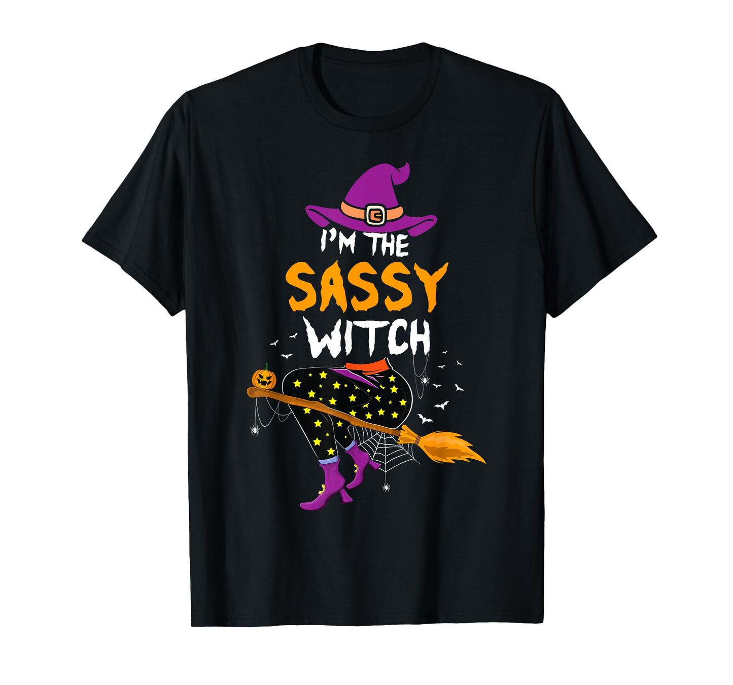 I'm The Sassy Witch Halloween Family Matching Girls Women T-Shirt
