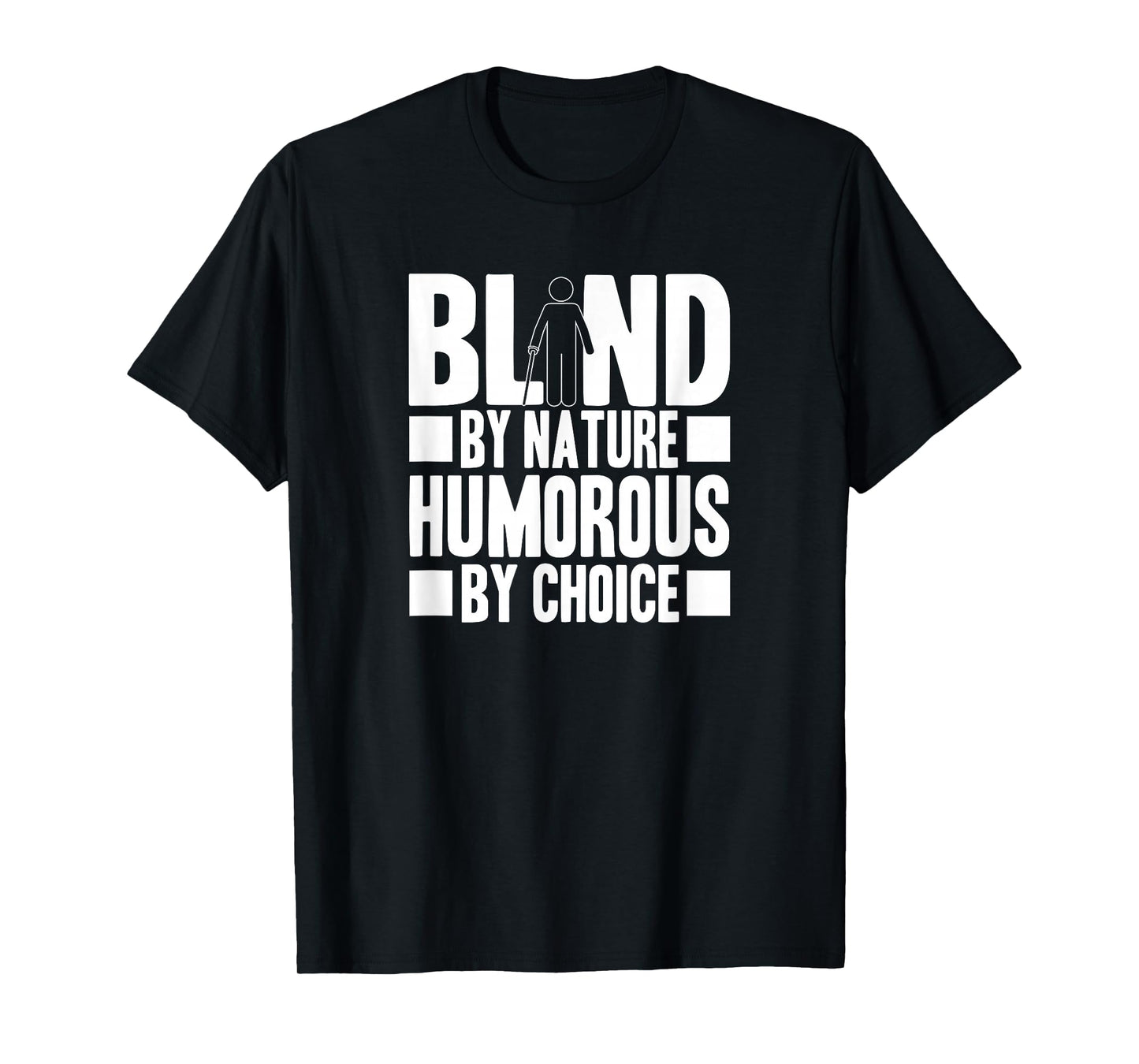 Funny Blind Braille Visually Impaired Blindness T-Shirt