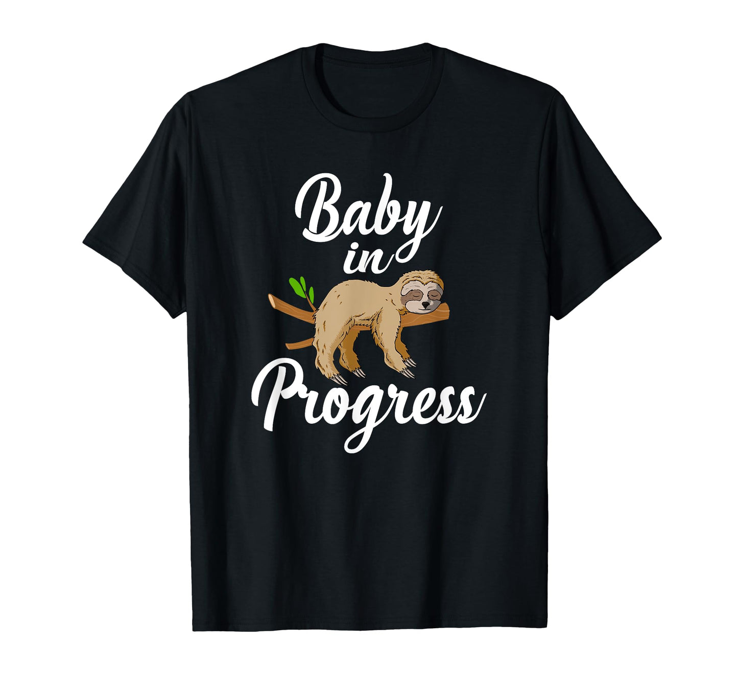 Baby in Progress Shirt Nature sleeping Choloepus toed T-Shirt