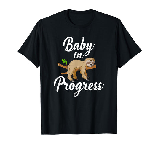 Baby in Progress Shirt Nature sleeping Choloepus toed T-Shirt