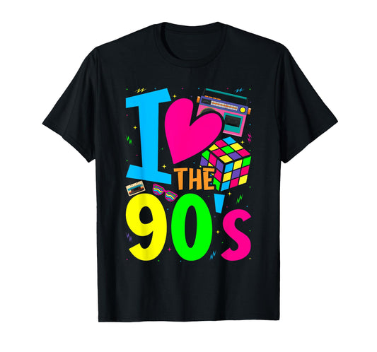 I Love The 90s Clothes for Women and Men Party Funny T-Shirt