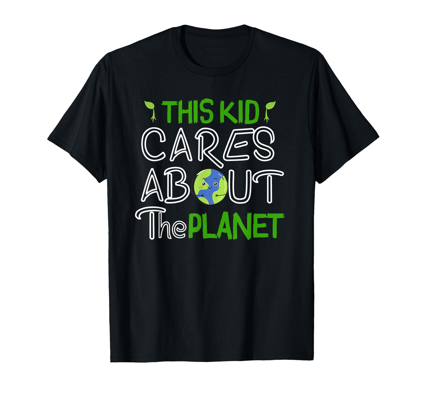 this kid cares about the planet day environment T-Shirt