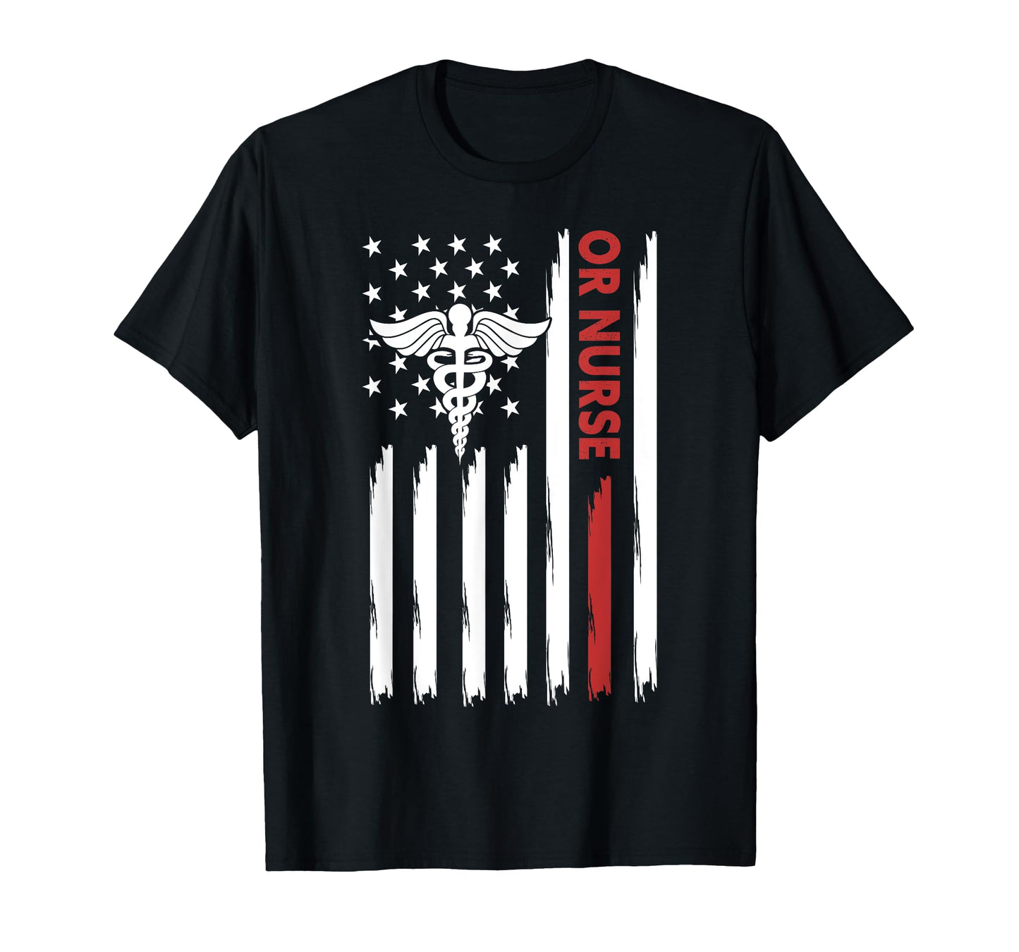 Operating Room nursing American flag patriotic OR Nurse T-Shirt
