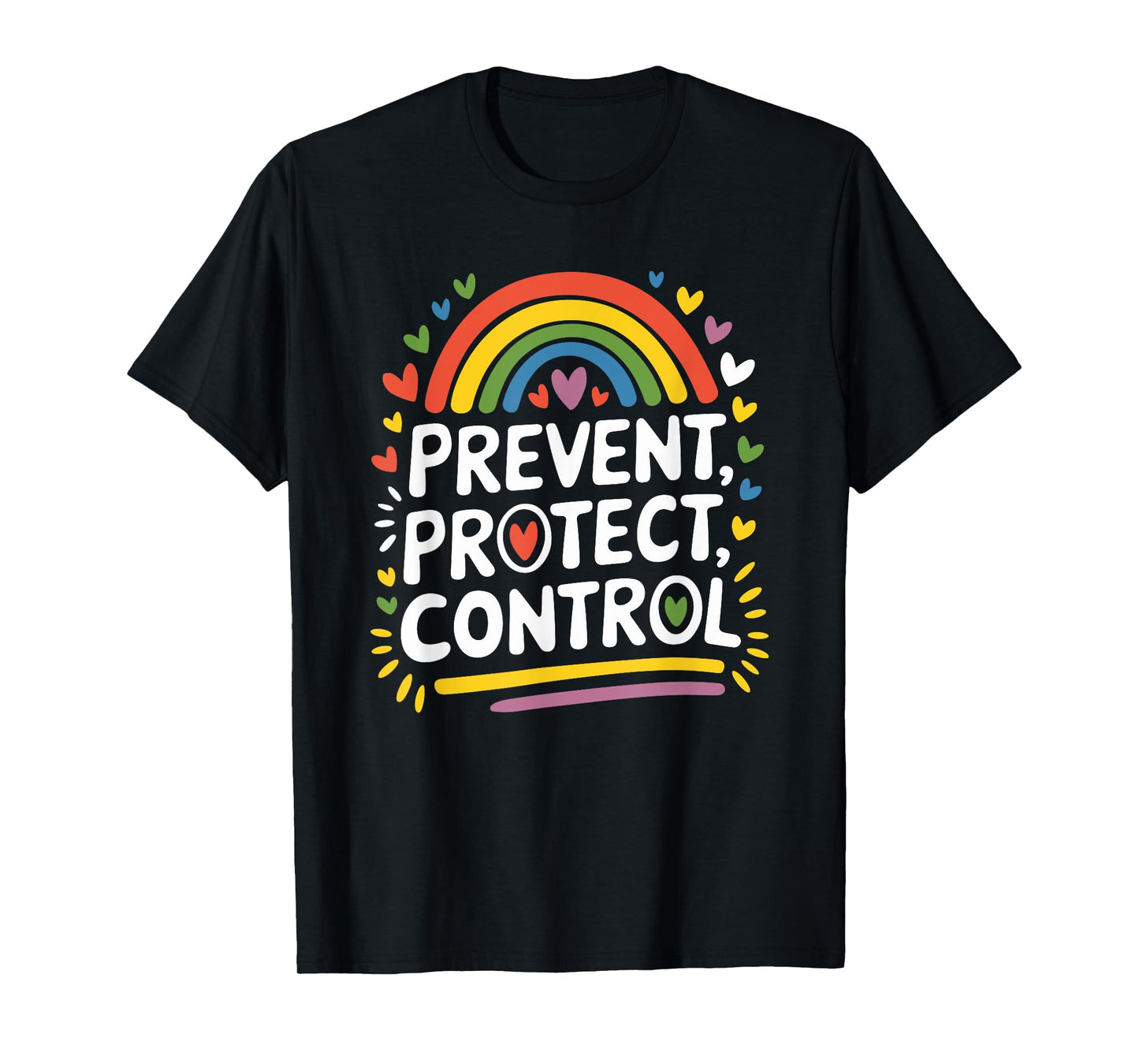 Infectious Disease Nurse Squad, Peace Love Infection Control T-Shirt