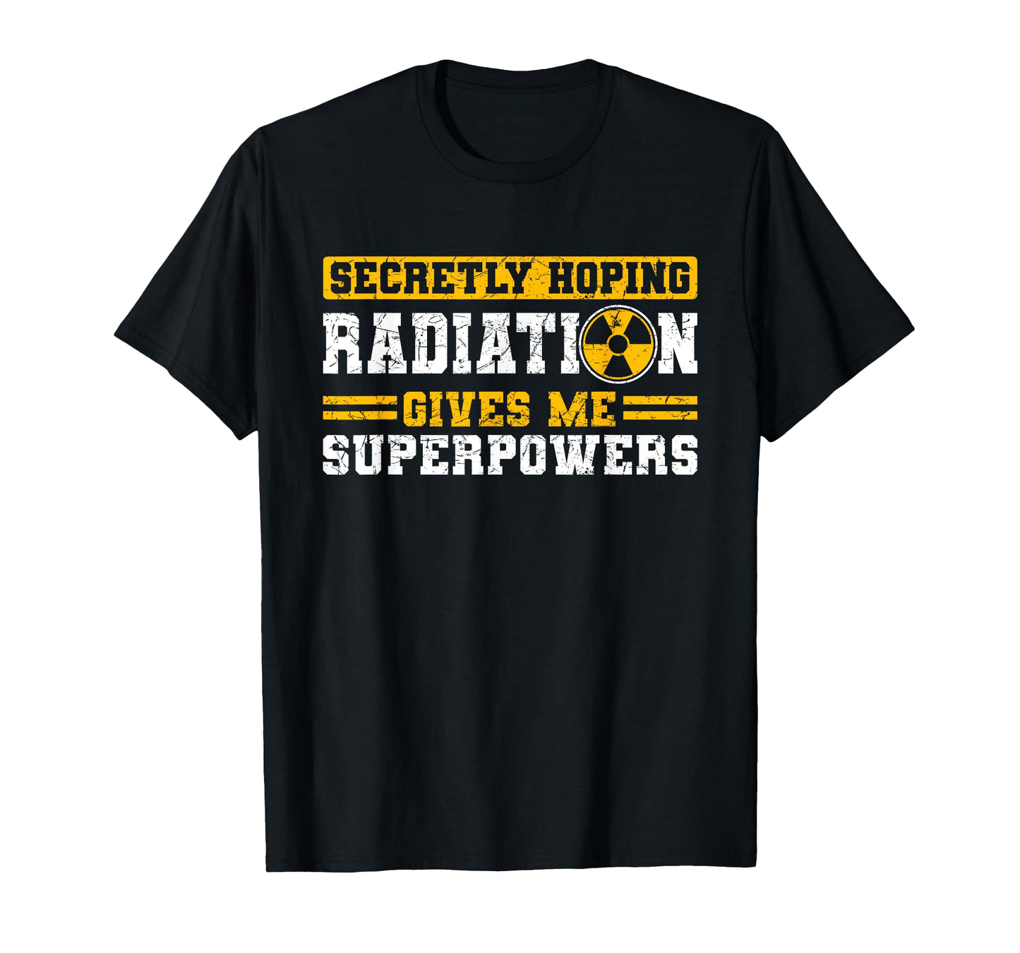 Hope Radiation Therapy Gives Me Superpowers Cancer Awareness T-Shirt