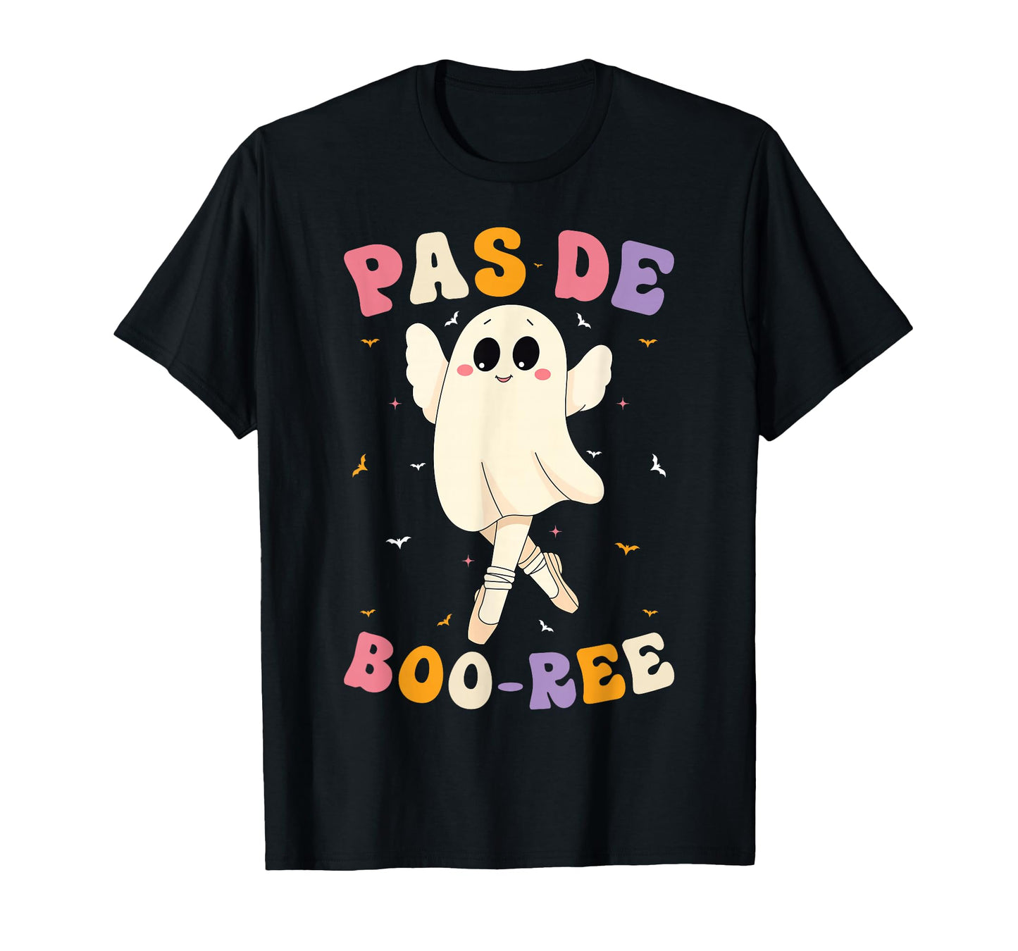Pas De Boo-Ree Ballet Dancing Funny Ghost Halloween Dancer T-Shirt
