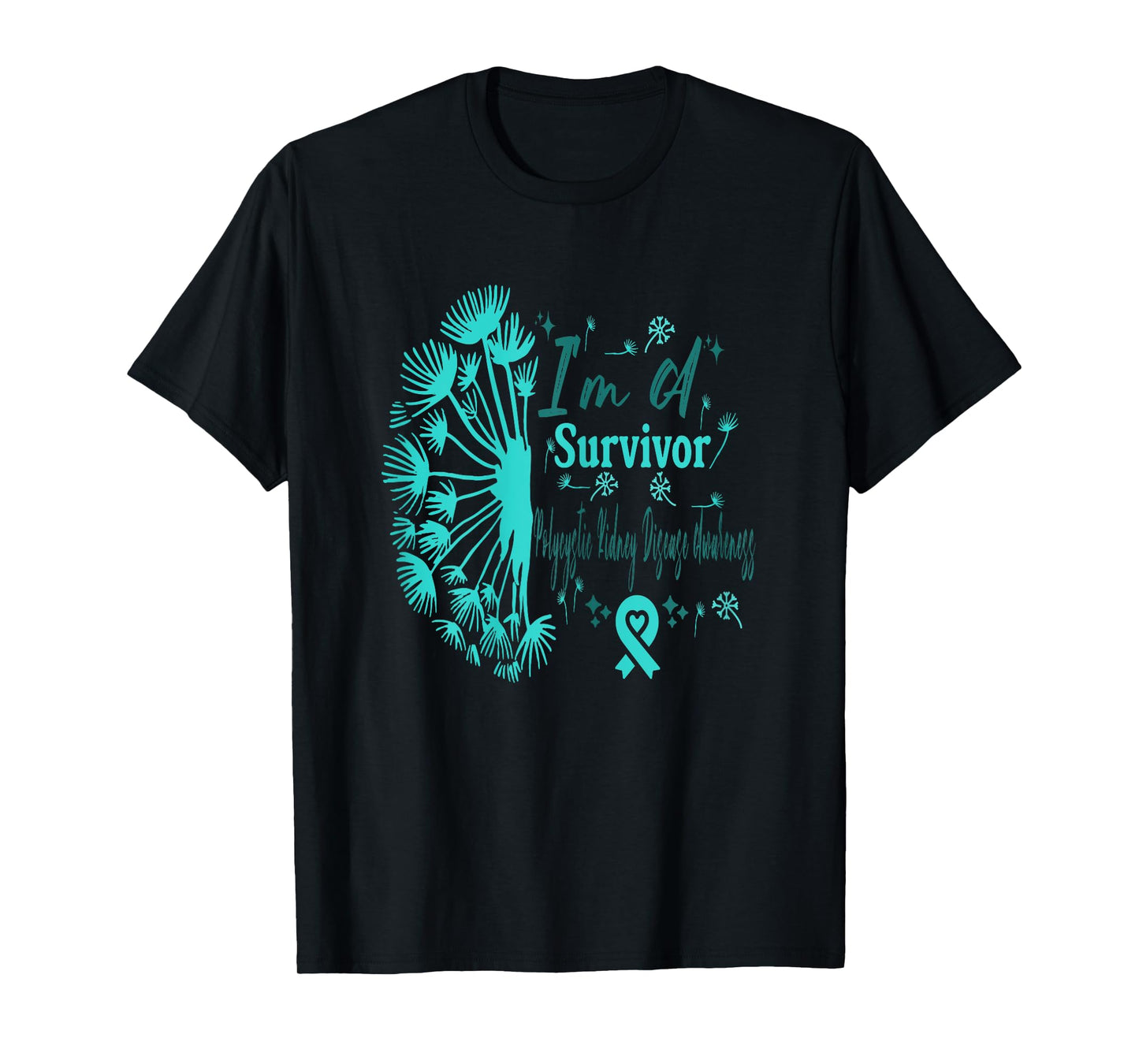 Womens PKD Polycystic Kidney Disease Awareness I'm A Survivor T-Shirt