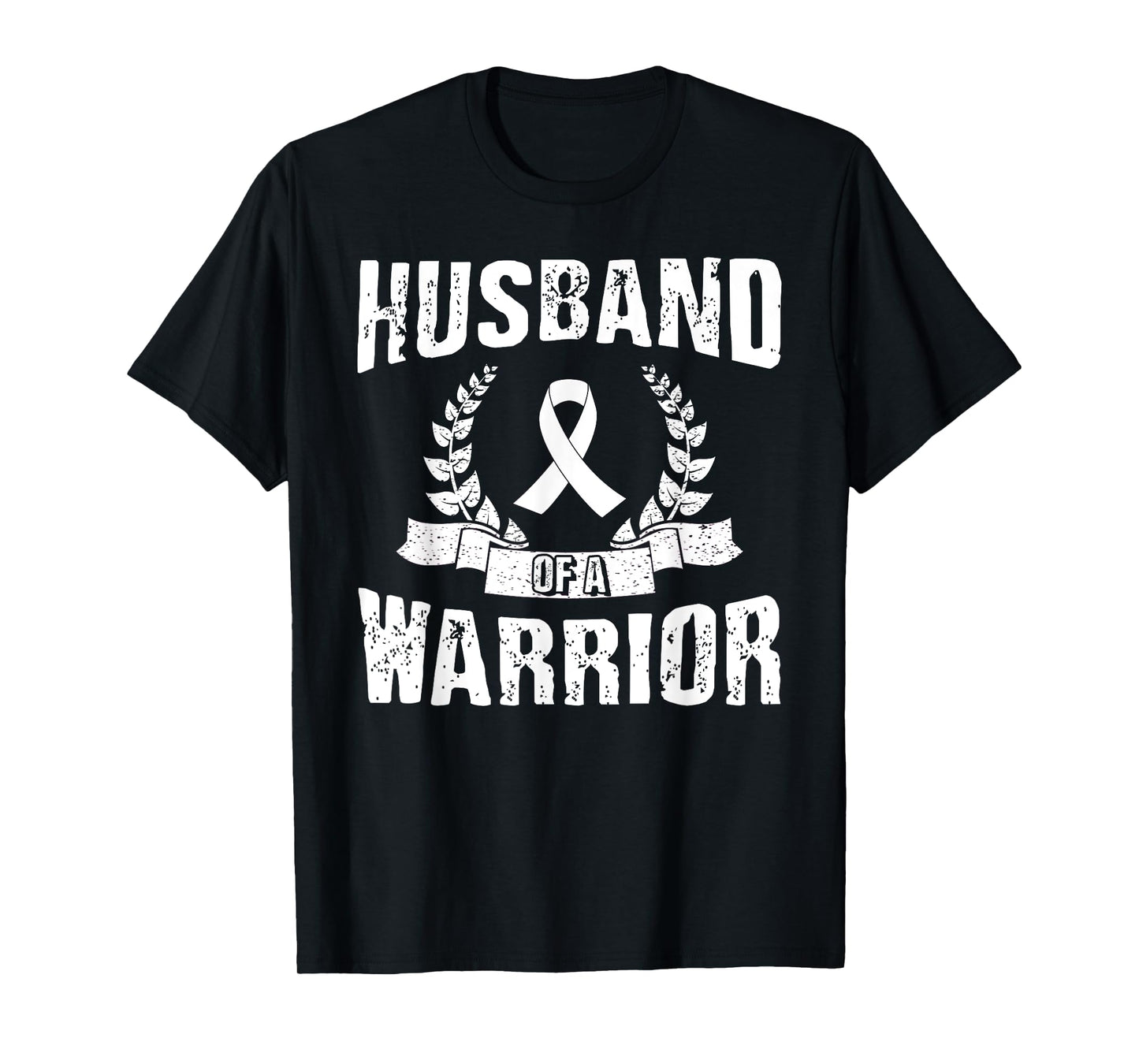 Husband Of A Warrior Lung Cancer Awareness T-Shirt