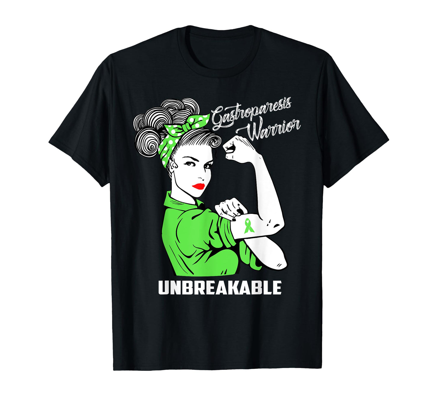 Gastroparesis Warrior Unbreakable T-Shirt Awareness Gift T-Shirt