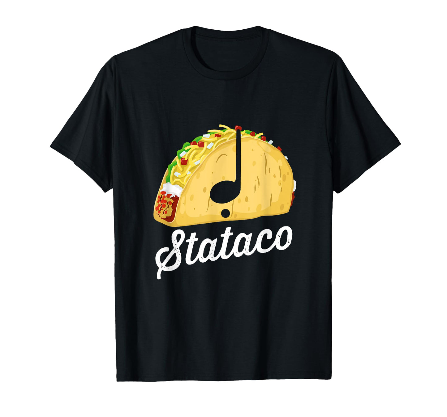 Taco Theory Staccato Stataco Funny Music Rhythm Syncopation T-Shirt