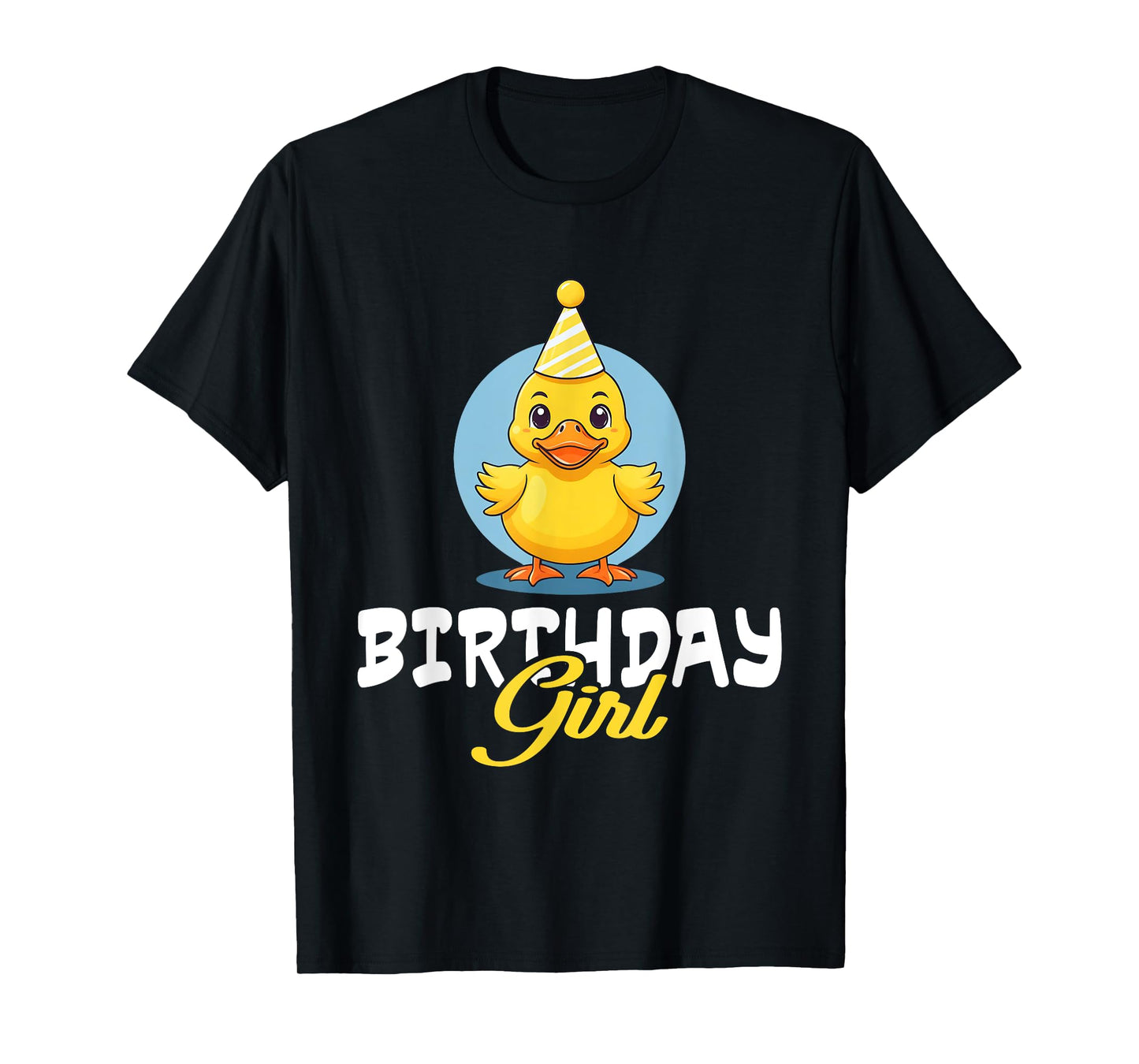 Birthday Girl Rubber Duck Lovers Bday Duck Party Girls Kids T-Shirt