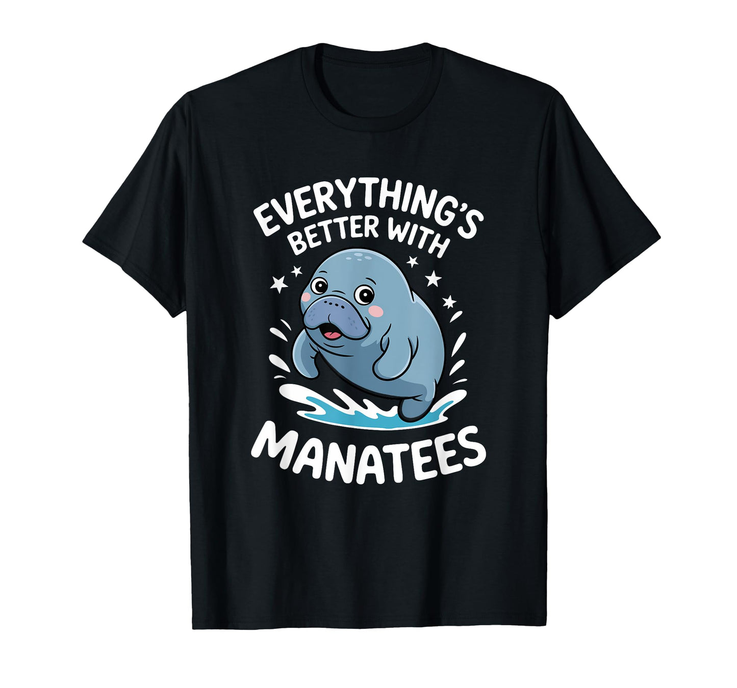 Cute Manatee Lover Adults or Kids Boys Girls Manatees T-Shirt