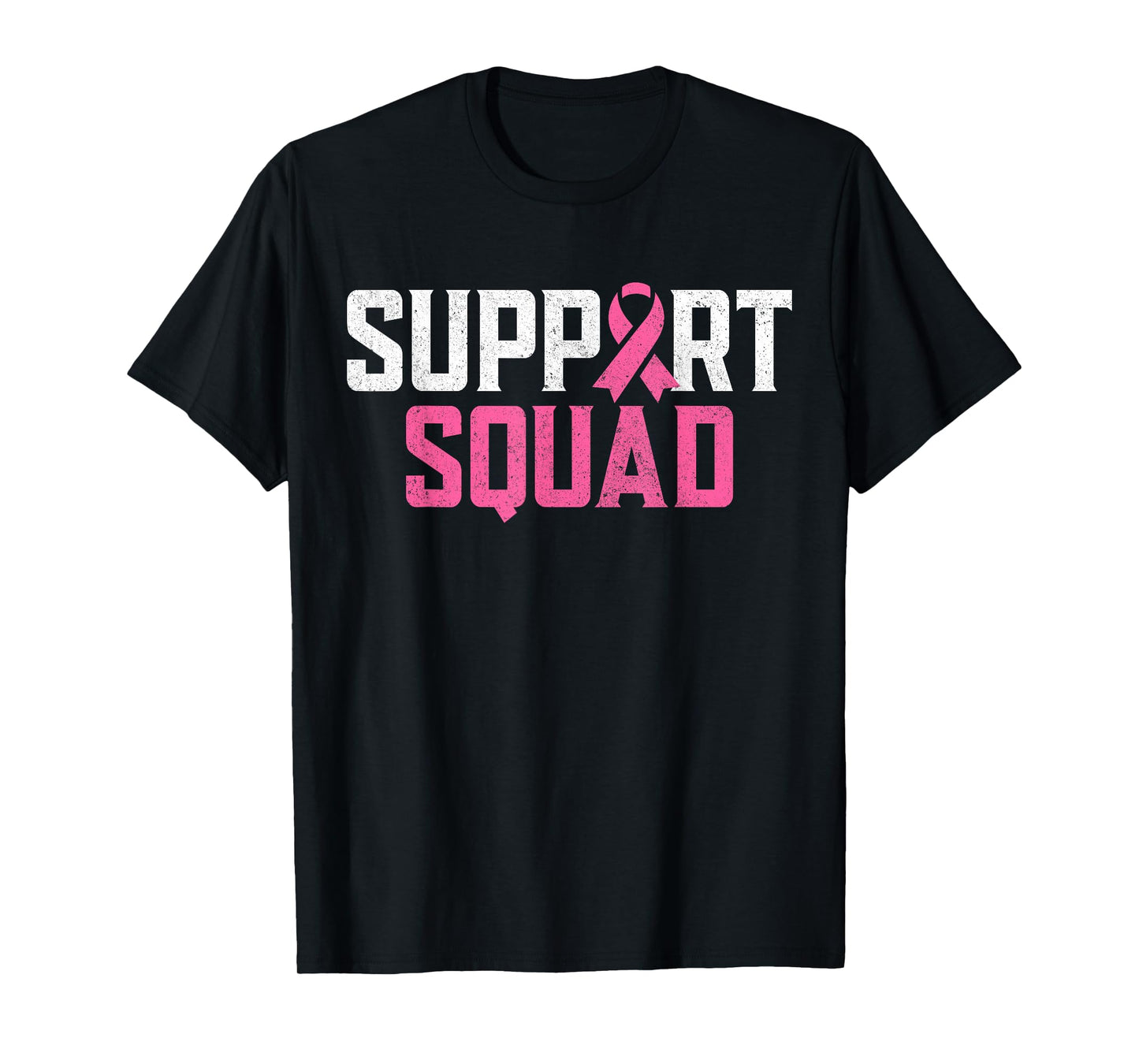 Support Squad Breast Cancer Warrior Breast Cancer Awareness T-Shirt