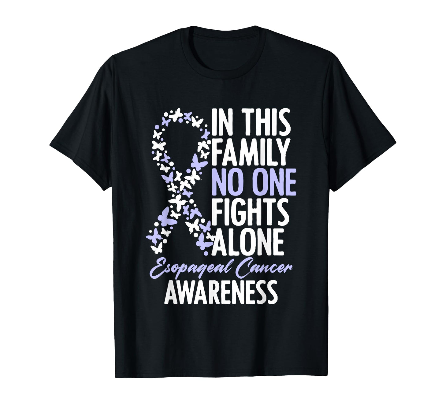 Esophageal Cancer Awareness Ribbon Family Matching T-Shirt
