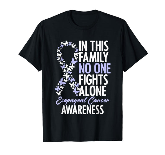 Esophageal Cancer Awareness Ribbon Family Matching T-Shirt