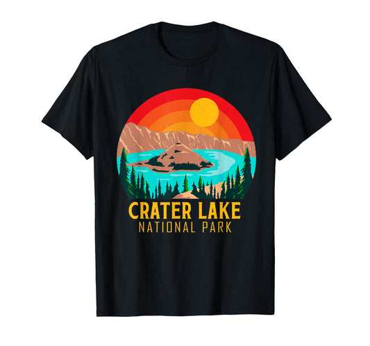 Crater Lake Souvenir National Park Hiking Nature T-Shirt
